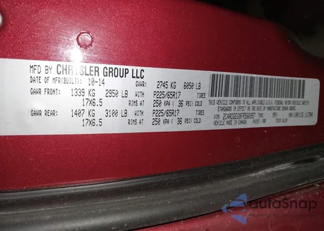 2015 Dodge Grand Caravan R/T from USA, damaged, VIN 2C4RDGEG9FR566957